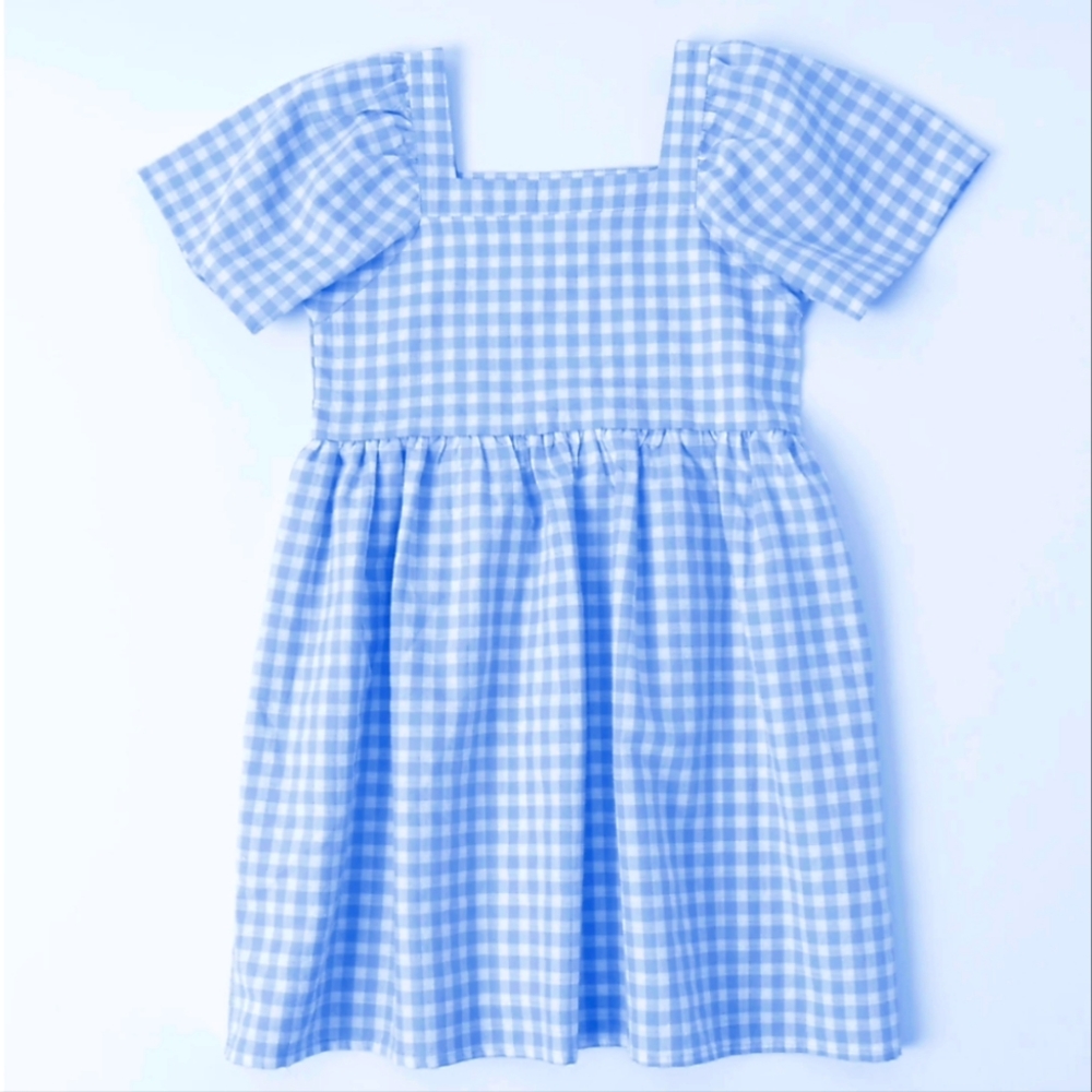 NWT Kidpik Check Babydoll Dress XXL/4